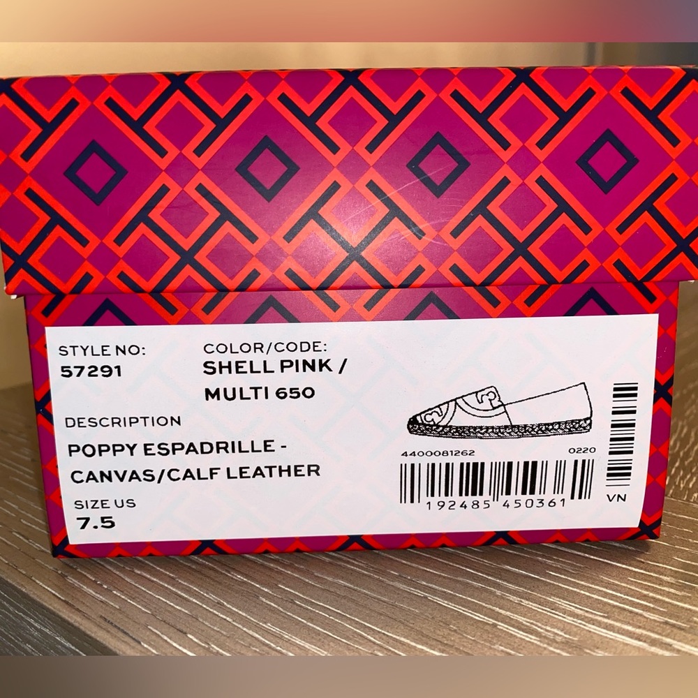 Never Worn - Tory Burch Canvas Espadrilles